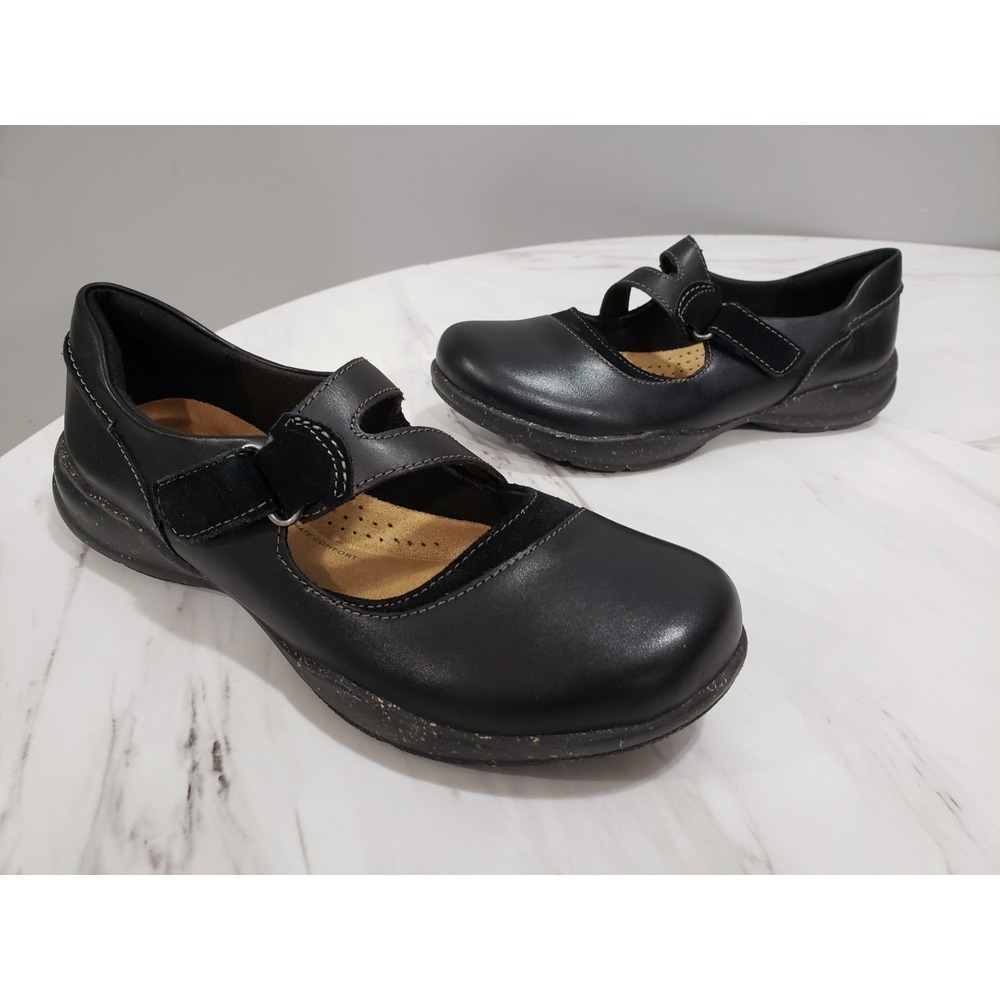 NEW NO BOX SIZE 7 - Clark's Roseville Jane Black Combi Women's Mary Janes Shoes‎